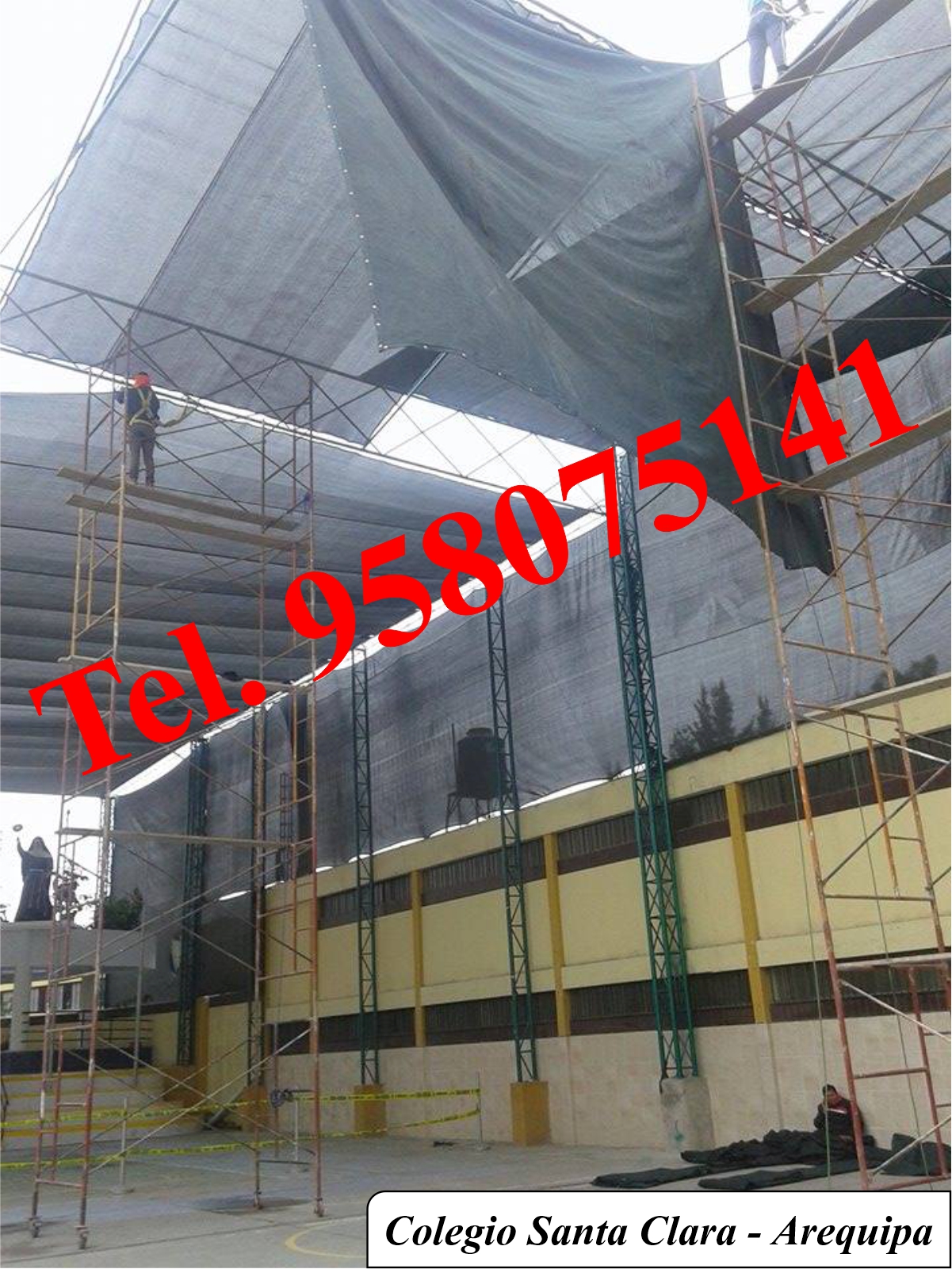 instalacion malla raschell